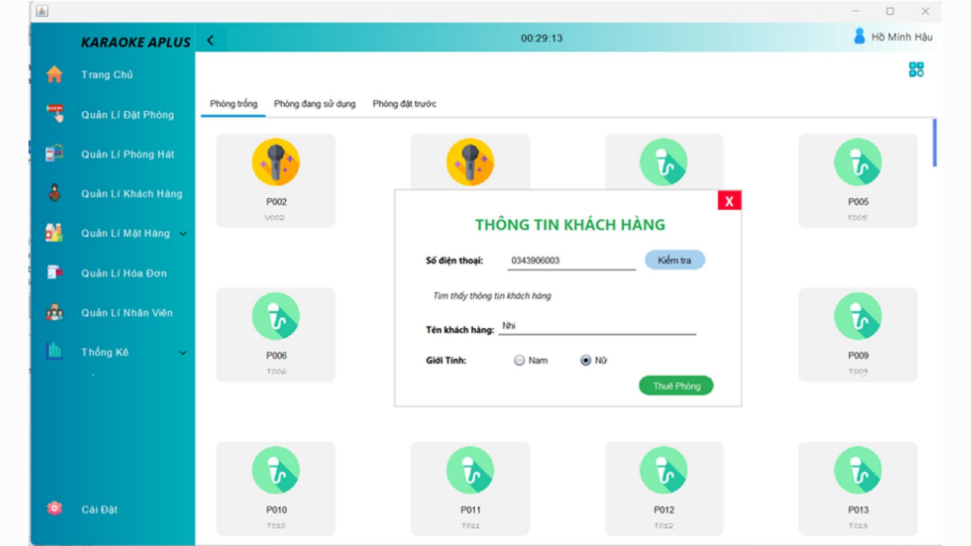 Karaoke APlus Management System
