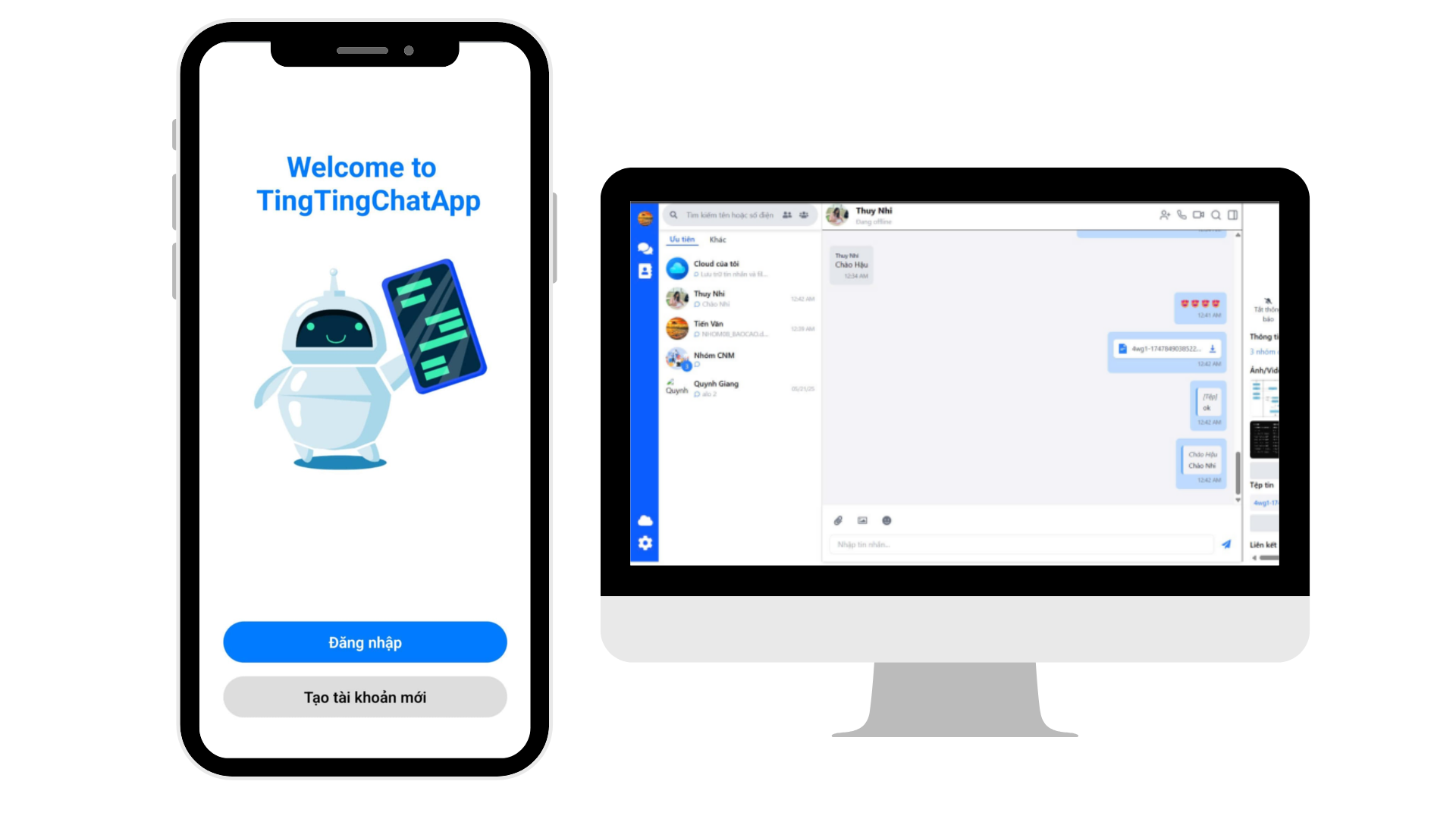 TingTing Chat App (Web & Mobile)